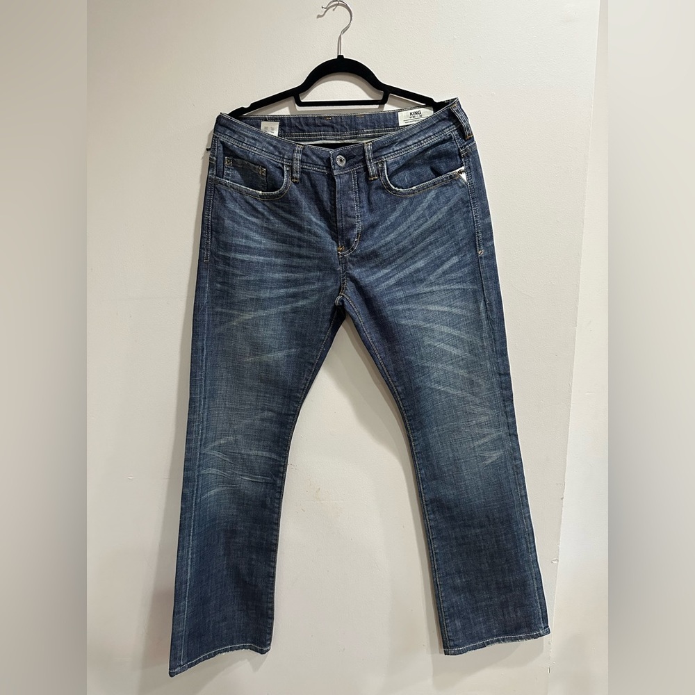 Buffalo David‎ Bitton Men's Bootcut Jeans - Dark Blue